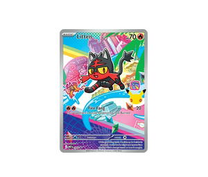 Buy Pokemon Litten PROMO [MEP 044] Mega Evolution "Mega Evolution Black Star Promos" [First Partner Illustration Collection (Series 1)] (EN) at Sasom – Authentic and Ready to Ship
