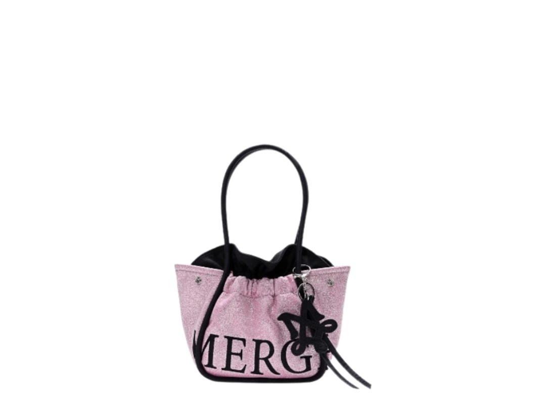 Merge Merge A Day Bag Mini In Pink Glitter