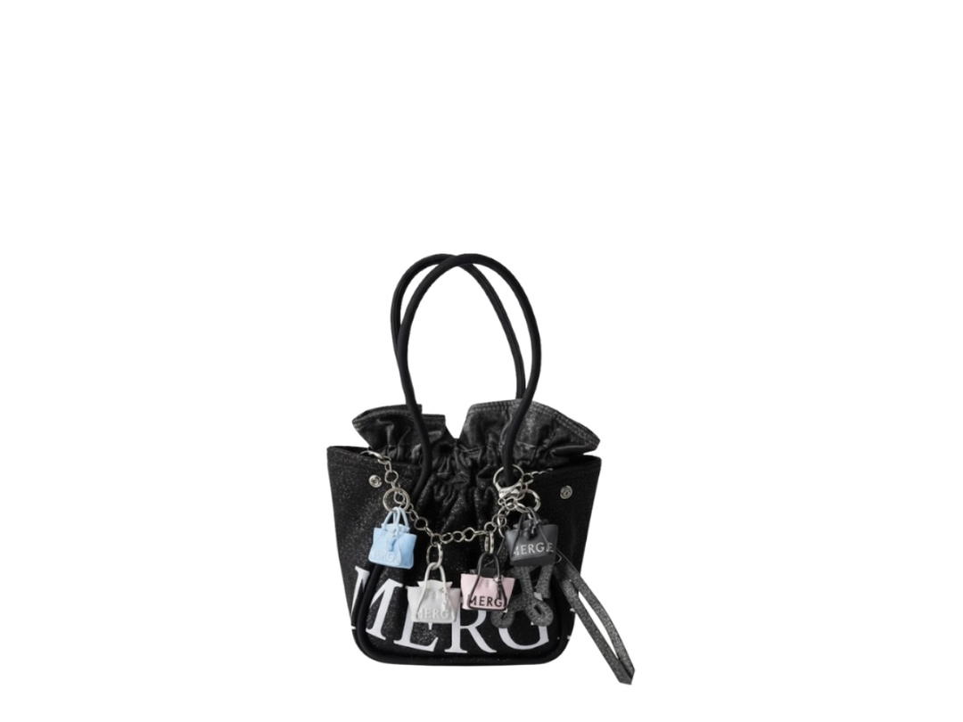 Merge Merge A Day Bag Mini Returns In The Riot Box Black Glitter
