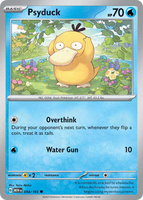 Pokemon Pokemon Psyduck C [MEW 054/165] Scarlet & Violet "151" (EN)