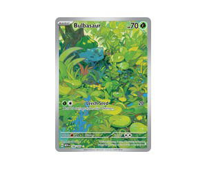 Buy Pokemon Bulbasaur IR [MEW 166/165] Scarlet & Violet "151" (EN) at Sasom – Authentic and Ready to Ship