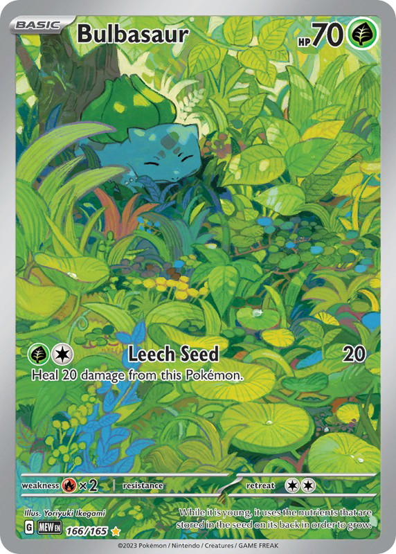 Pokemon Pokemon Bulbasaur IR [MEW 166/165] Scarlet & Violet "151" (EN)