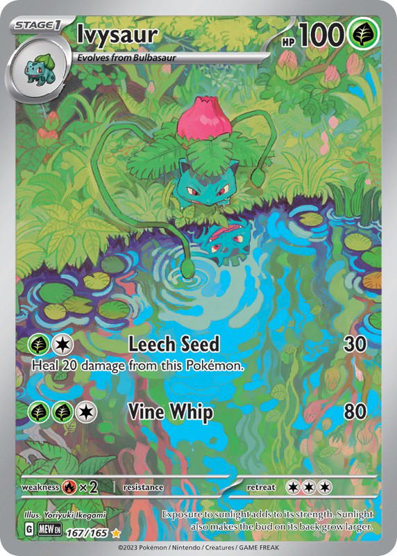 Pokemon Pokemon Ivysaur IR [MEW 167/165] Scarlet & Violet "151" (EN)