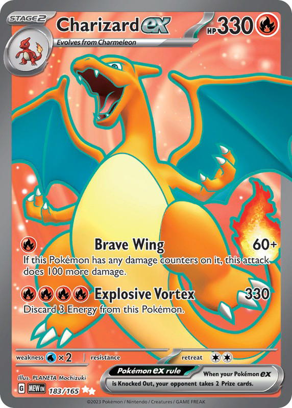 Pokemon Pokemon Charizard ex UR [MEW 183/165] Scarlet & Violet "151" (EN)