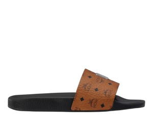 Buy MCM Visetos Slides Cognac at Sasom – Authentic and Ready to Ship