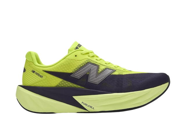New Balance New Balance FuelCell Rebel v5 Alkaline Green Boysenberry Dark - view 1