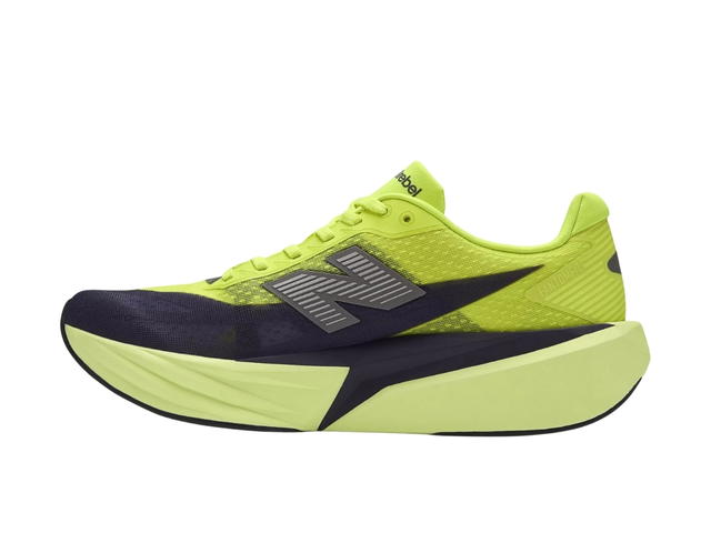 New Balance New Balance FuelCell Rebel v5 Alkaline Green Boysenberry Dark - view 2