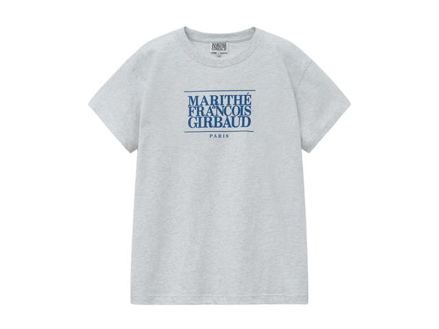 Marithe Francois Girbaud Marithe Francois Girbaud Classic Logo Tee Light Heather Gray - view 1