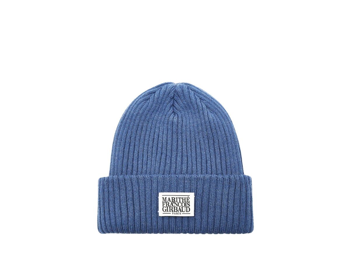 Marithe Francois Girbaud Marithe Francois Girbaud Classic Logo Beanie Light Blue