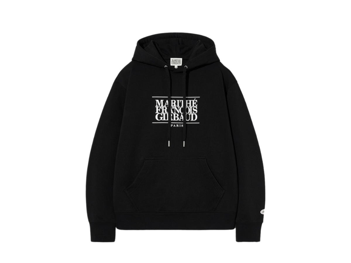 Marithe Francois Girbaud Marithe Francois Girbaud Classic Logo Hoodie Black