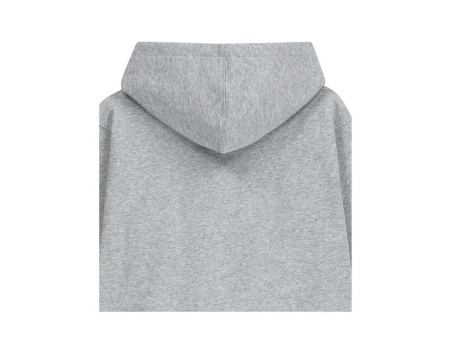 Marithe Francois Girbaud Marithe Francois Girbaud Classic Logo Embroidery Hoodie (ฺBrushed) Heather Gray - view 4