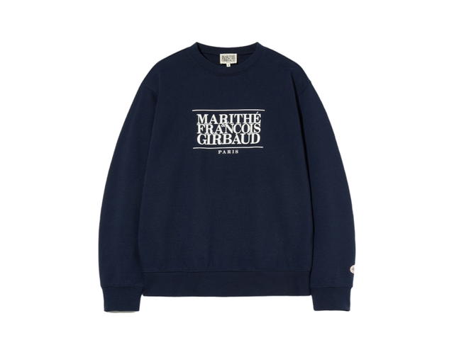 Marithe Francois Girbaud Marithe Francois Girbaud Classic Logo Sweatshirt Navy - view 1