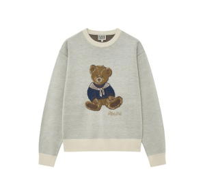 Buy Marithe Francois Girbaud Doodle Bear Sweater Ivory at Sasom – Authentic and Ready to Ship