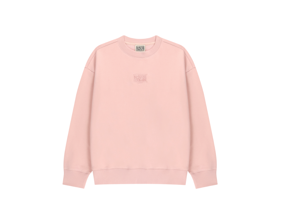 Marithe Francois Girbaud Marithe Francois Girbaud Drawing Classic Logo Sweatshirt Salmon