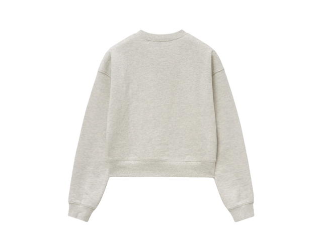 Marithe Francois Girbaud Marithe Francois Girbaud W Doodle Bear Crop Sweatshirt Oatmeal - view 2