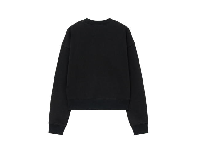 Marithe Francois Girbaud Marithe Francois Girbaud W Doodle Classic Logo Crop Sweatshirt Black - view 2