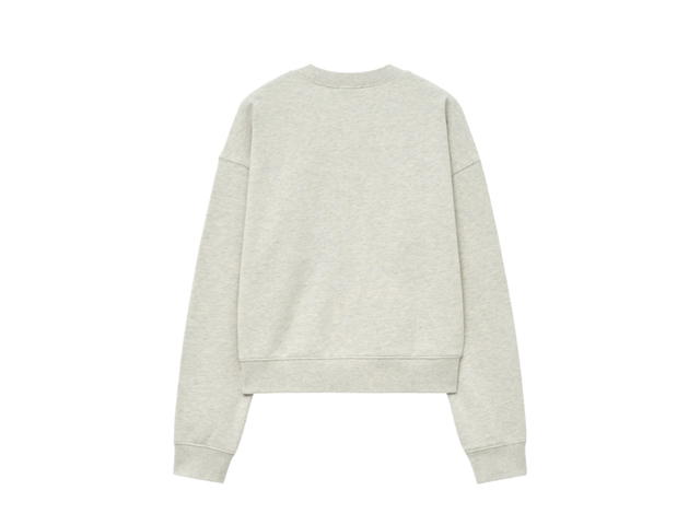 Marithe Francois Girbaud Marithe Francois Girbaud W Doodle Classic Logo Crop Sweatshirt Oatmeal - view 2