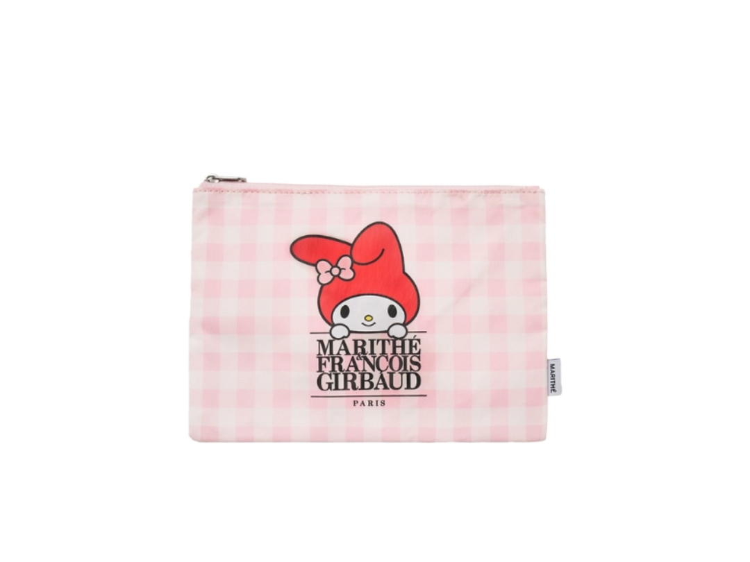 Marithe Francois Girbaud Marithe Francois Girbaud x My Melody Classic Logo Pouch Pink