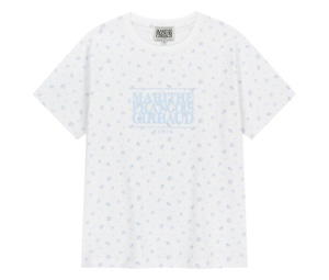 Buy Marithe Francois Girbaud Classic Logo Tee Flower White at Sasom – Authentic and Ready to Ship