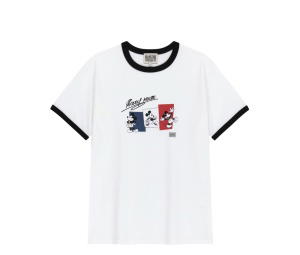 Buy Marithe Francois Girbaud Mickey French Ringer Tee White at Sasom – Authentic and Ready to Ship