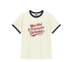 Buy Marithe Francois Girbaud Vintage Logo Ringer Tee Ivory at Sasom – Authentic and Ready to Ship