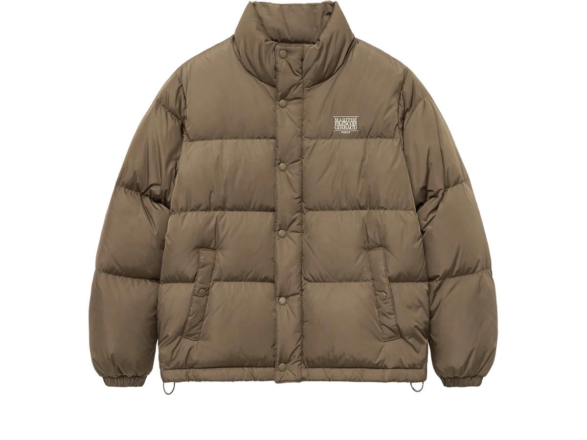 Marithe Francois Girbaud Marithe Francois Girbaud Classic Logo Duck Down Puffer Brown