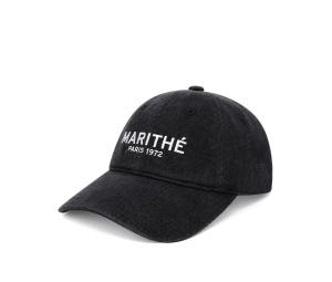 Buy Marithe Francois Girbaud Denim Washing Regular Logo Ball Cap Black at Sasom – Authentic and Ready to Ship