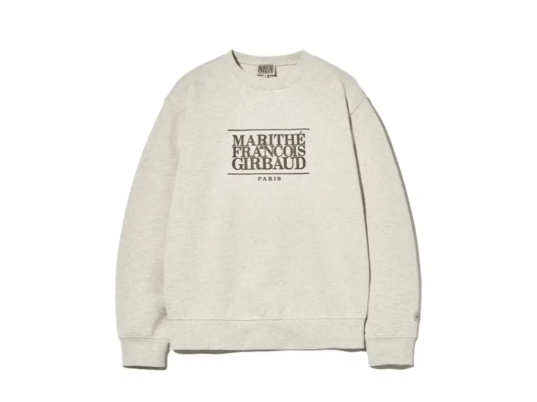 Buy Marithe Francois Girbaud Classic Logo Sweatshirt Oatmeal at Sasom – Authentic and Ready to Ship