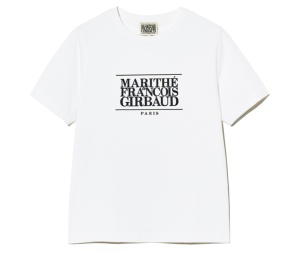 Buy Marithe Francois Girbaud W Classic Logo Tee White (SS25) at Sasom – Authentic and Ready to Ship
