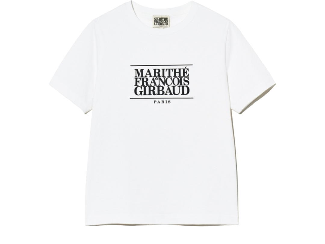 Marithe Francois Girbaud Marithe Francois Girbaud W Classic Logo Tee White (SS25)