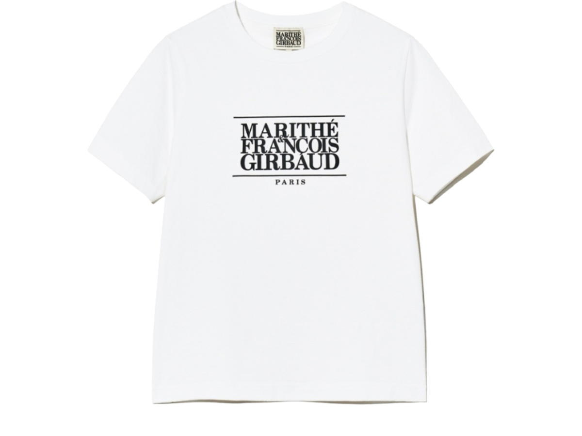 Marithe Francois Girbaud Marithe Francois Girbaud W Classic Logo Tee White (SS25)