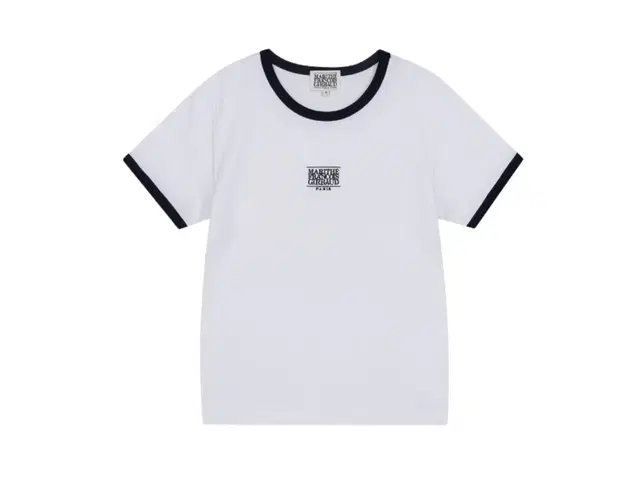 Marithe Francois Girbaud Marithe Francois Girbaud Classic Logo Ringer Tee White (Women's) - view 1