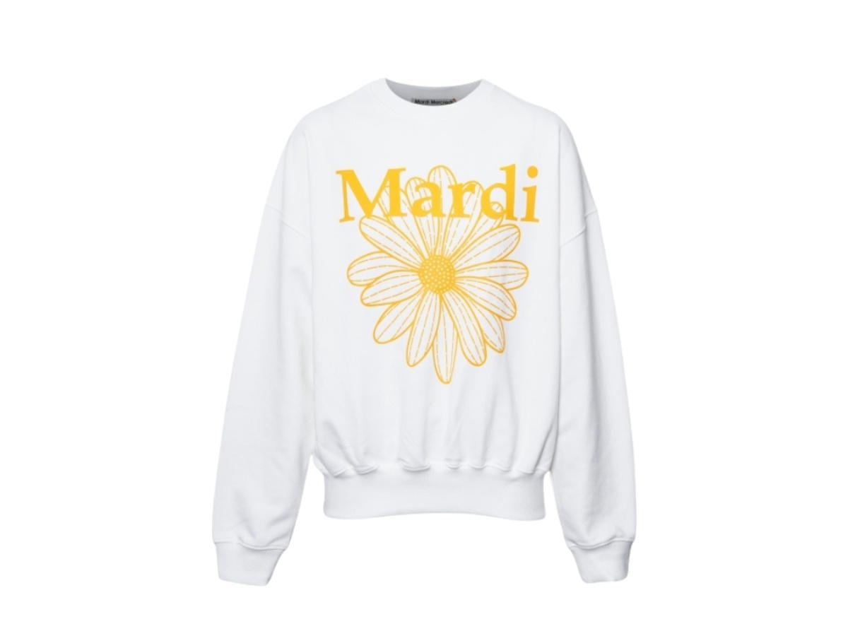 Mardi Mercredi Mardi Mercredi Sweatshirt Flowermardi White