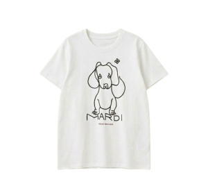 Buy Mardi Mercredi Slim T-Shirt Ddanji Ch.02 Ivory Black (Women's) at Sasom – Authentic and Ready to Ship