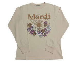 Buy Mardi Mercredi  Tshirt Long Sleeve Flowermardi Jardin Butter Peanut (W) at Sasom – Authentic and Ready to Ship