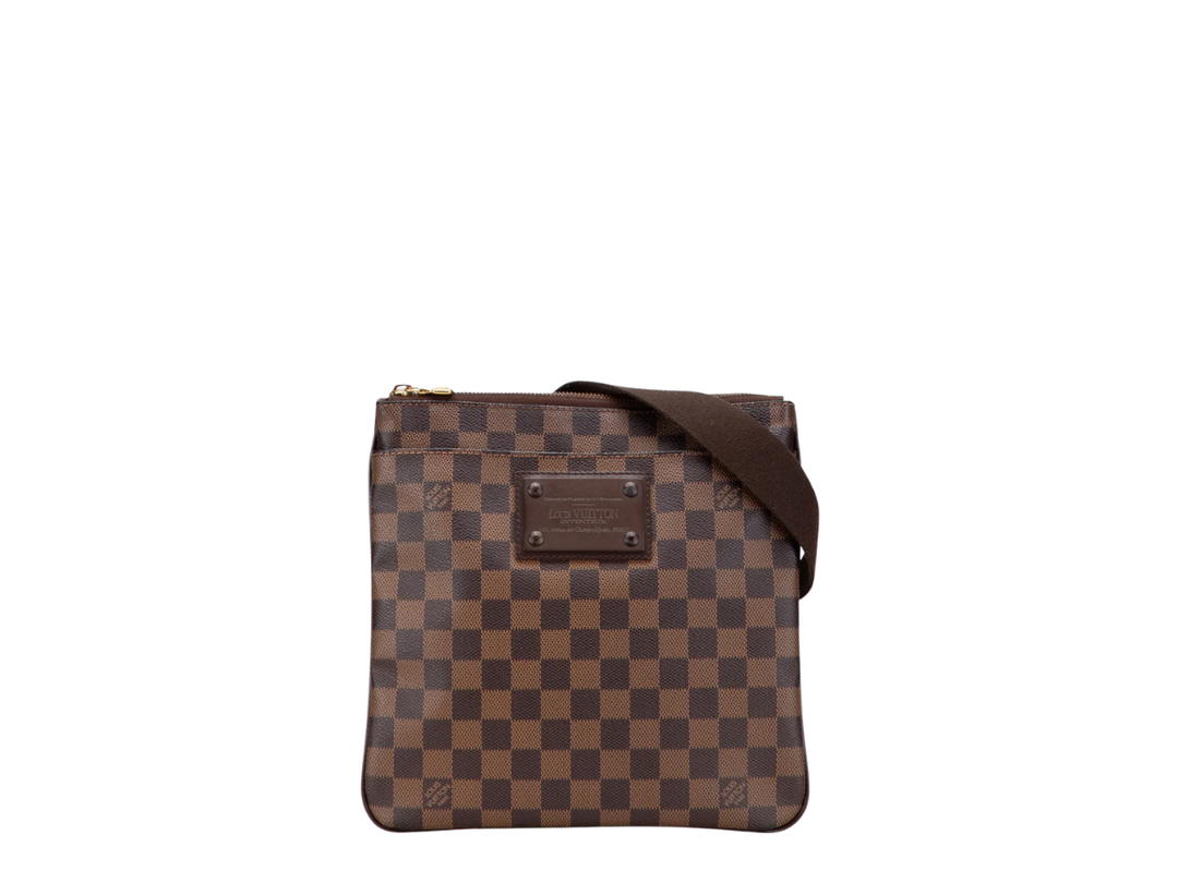 Louis Vuitton Louis Vuitton Brooklyn Pochette Damier Ebene Brown