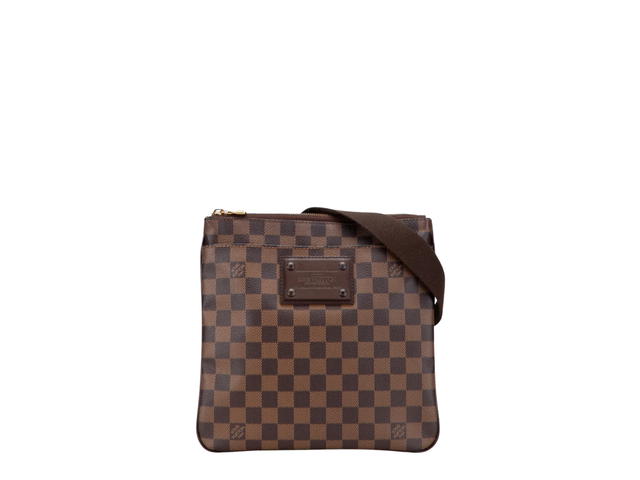Louis Vuitton Louis Vuitton Brooklyn Pochette Damier Ebene Brown - view 1