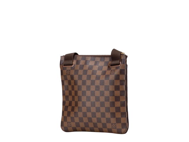 Louis Vuitton Louis Vuitton Brooklyn Pochette Damier Ebene Brown - view 2