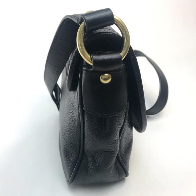 Michael Kors MICHAEL KORS 30F6AJYM7L Charm Shoulder Bag Leather Black/GoldHardware - view 2