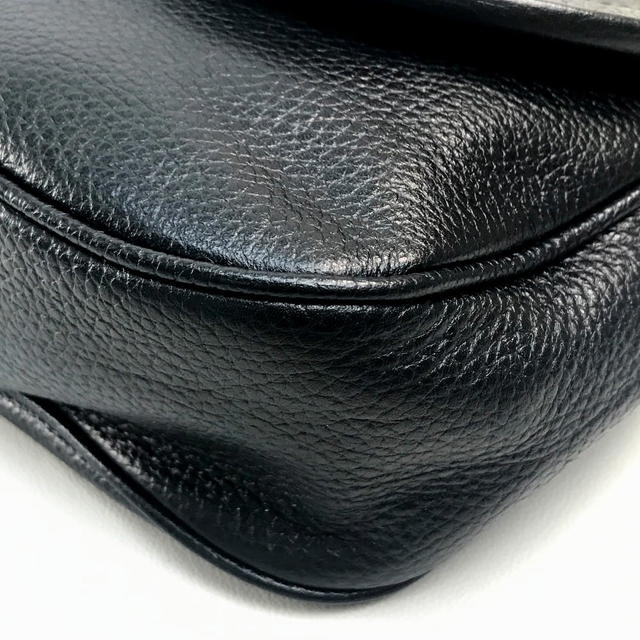 Michael Kors MICHAEL KORS 30F6AJYM7L Charm Shoulder Bag Leather Black/GoldHardware - view 4