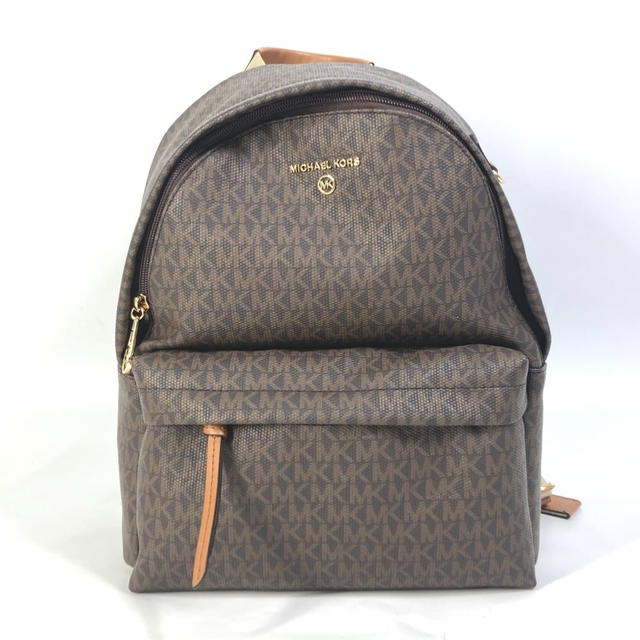 Michael Kors Michael Kors 30T0G04B6B Bag Monogram SLATER Backpack PVC/Leather Brown Unused - view 2