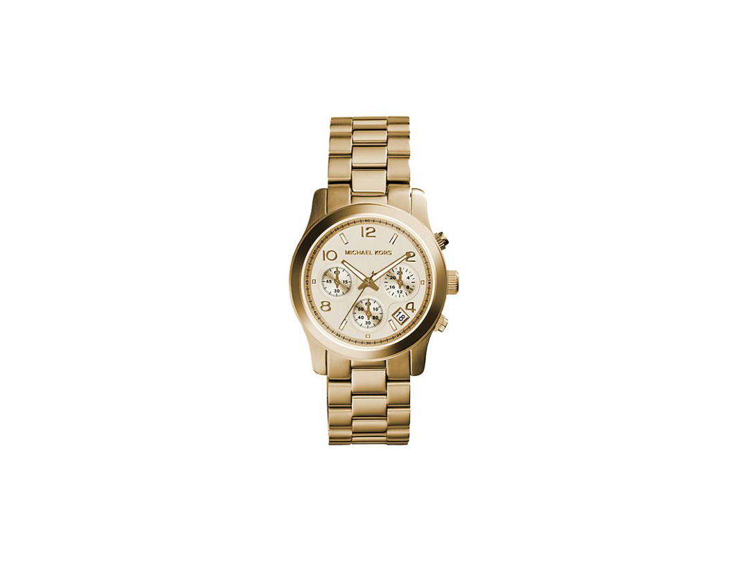 Michael Kors Michael Kors Runway Gold-Tone Watch In Stainless Steel With Gold-Tone Hardware