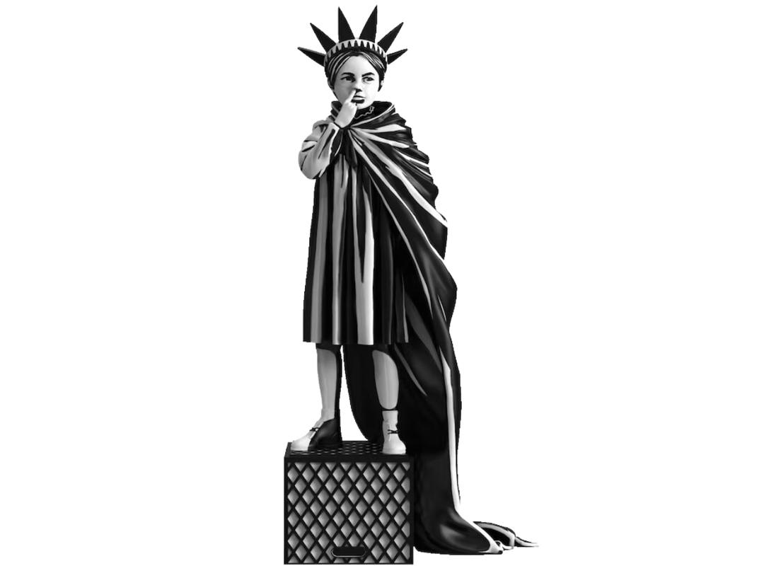 Mighty Jaxx Mighty Jaxx Brandalised Liberty Girl Figure