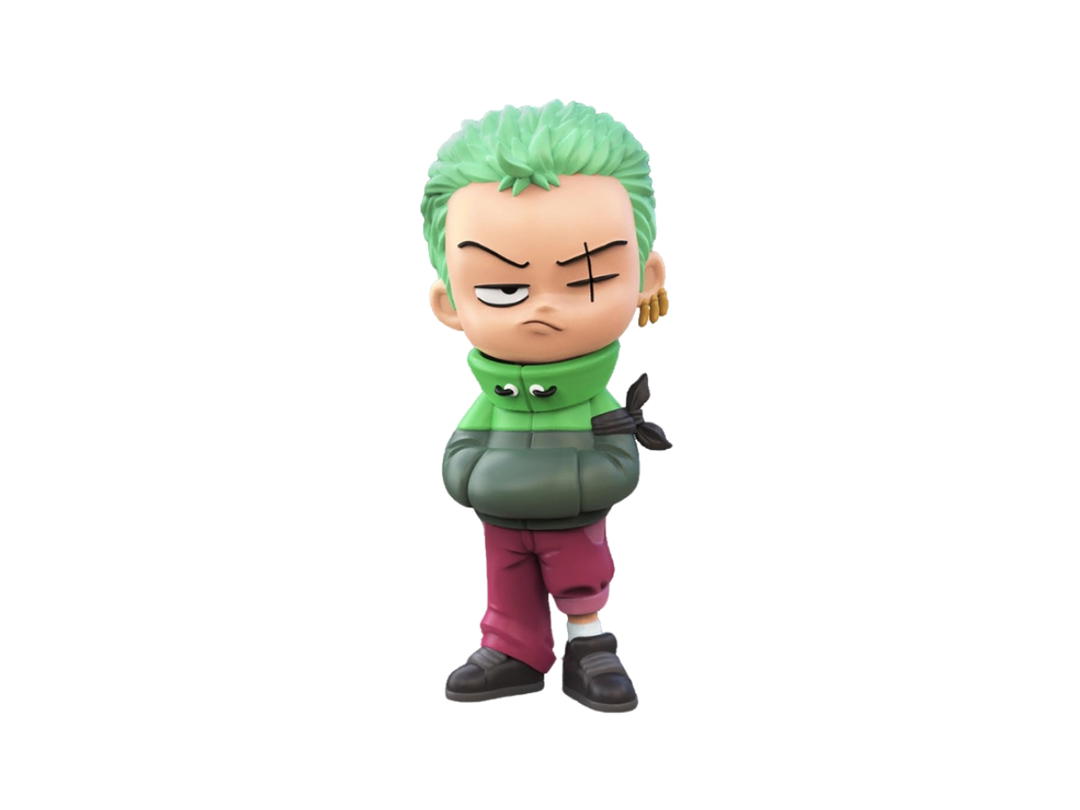 Mighty Jaxx Zoro: CosmiQ x One Piece by Mighty Jaxx