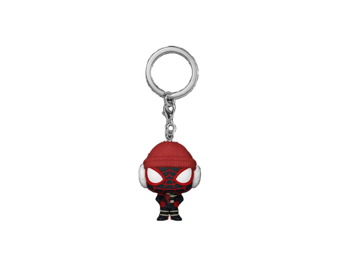 Funko Miles Morales Winter ver. (Exclusive) Pocket POP! Keychain: Spider Man Miles Morales Game by Funko