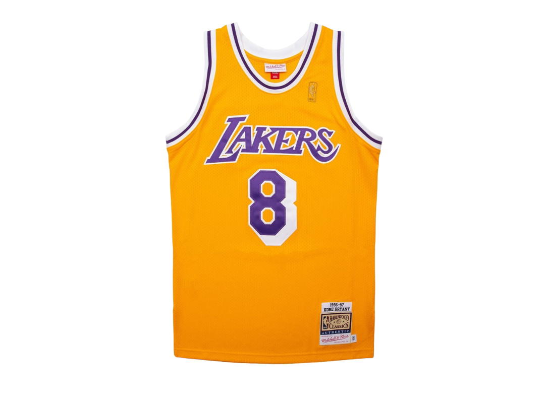 Mitchell & Ness Mitchell & Ness Kobe Bryant Los Angeles Lakers #8 NBA Men's 1996-97 Authentic Jersey