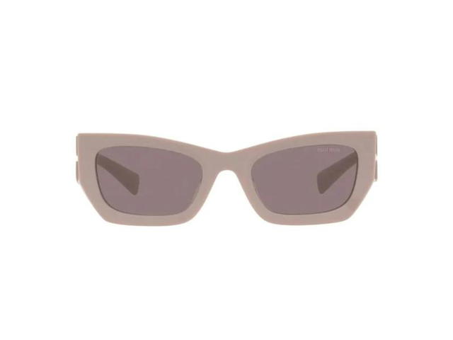 Miu Miu Miu Miu 09WS Sunglasses In Light Pink Acetate Frame With Pink Lenses - view 2