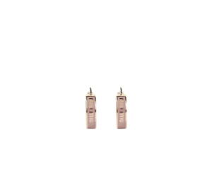 Buy Miu Miu Circle Enameled Metal Earrings With Visible Logo Orchid Pink at Sasom – Authentic and Ready to Ship