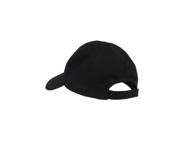 Miu Miu Miu Miu Drill Baseball Cap With Embroidered Logo Black-White - view 2