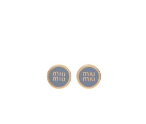 Enameled Metal Earrings